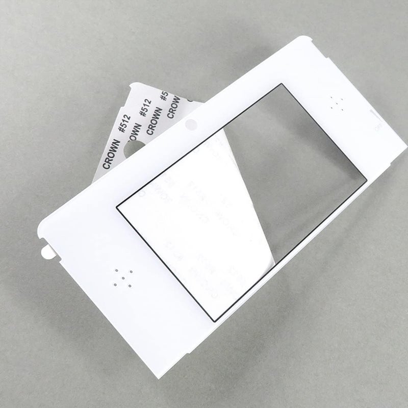 VANJUNN 2pcs Replacement 3DS Display Glass Faceplate Top Front LCD Screen Lens Cover for Nintendo 3DS (3DS-DISPLAY-FACEPLATE-2PACK, White, Plastic) - Image 5